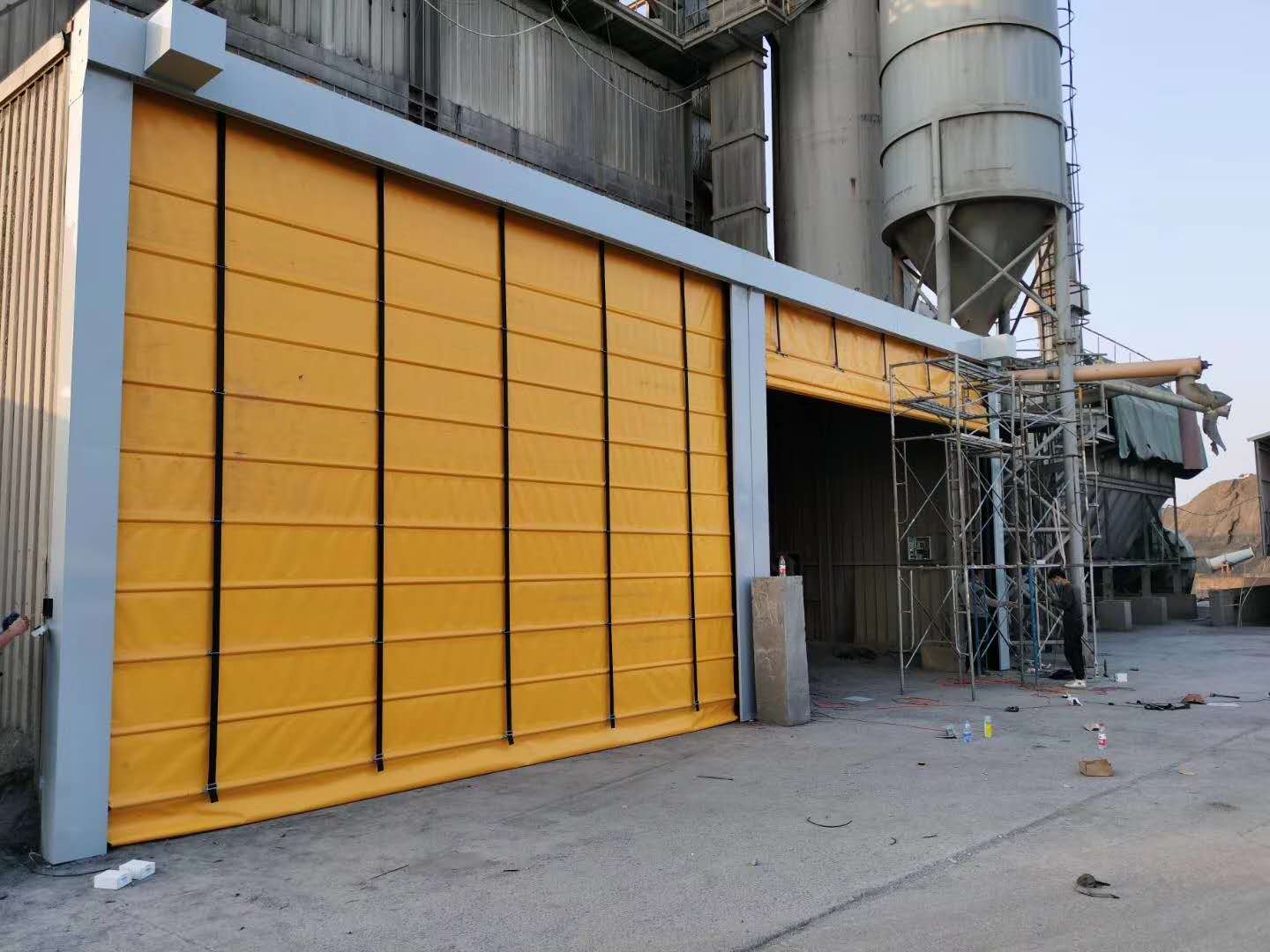 快速堆積門